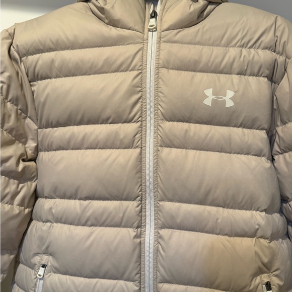 Under Armour Light Tan ColdGear Puffer Coat - Picture 4 of 4